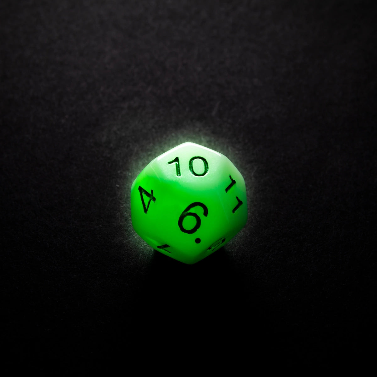Glow Series - Toxic Stones- Set de 7 Dés JDR