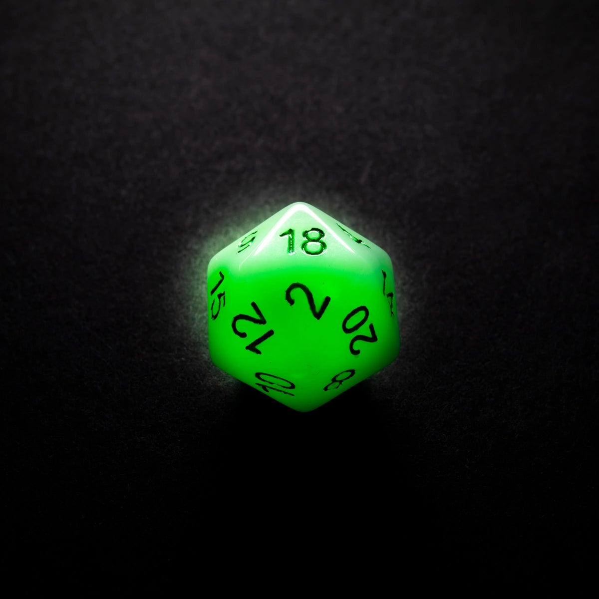 Glow Series - Toxic Stones- Set de 7 Dés JDR
