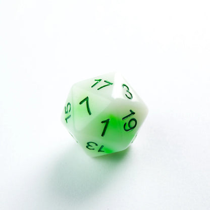 Glow Series - Toxic Stones- Set de 7 Dés JDR