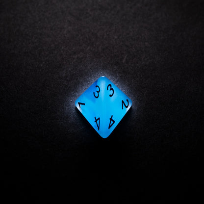 Glow Series -Icy Crumbs- Set de 7 Dés JDR