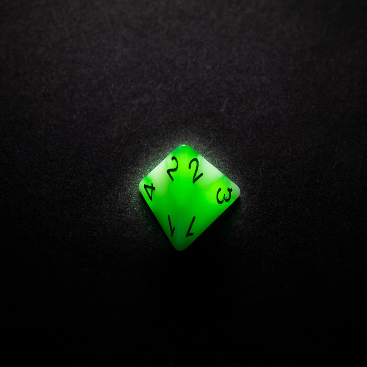 Glow Series - Toxic Stones- Set de 7 Dés JDR