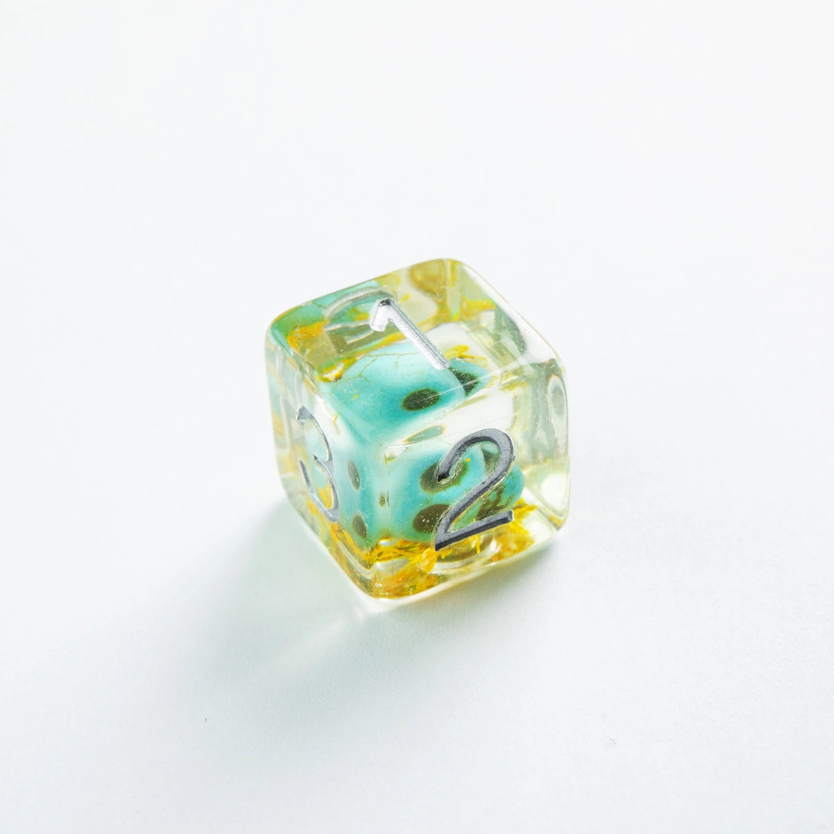 Embraced Series -Green Skull- Set de 7 Dés JDR