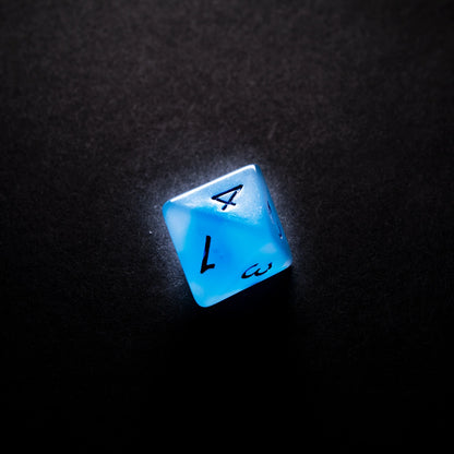Glow Series -Icy Crumbs- Set de 7 Dés JDR