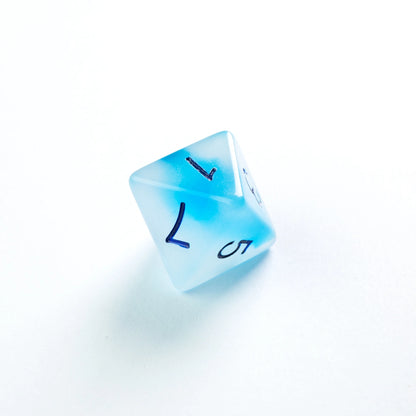 Glow Series -Icy Crumbs- Set de 7 Dés JDR
