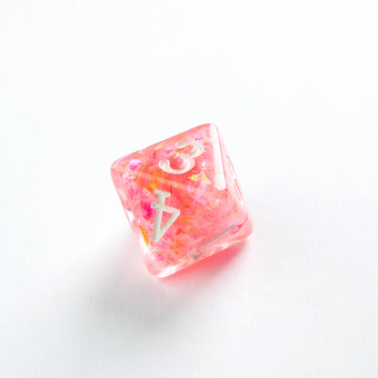 Candy-like Series -Peach- Set de 7 Dés JDR