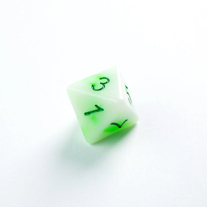 Glow Series - Toxic Stones- Set de 7 Dés JDR