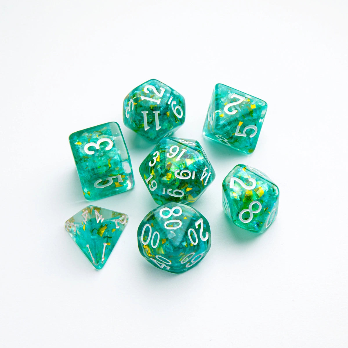 Candy-like Series -Mint- Set de 7 Dés JDR