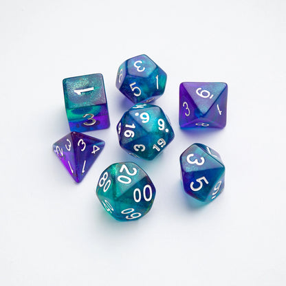 Galaxy Series -Neptune- Set de 7 Dés JDR