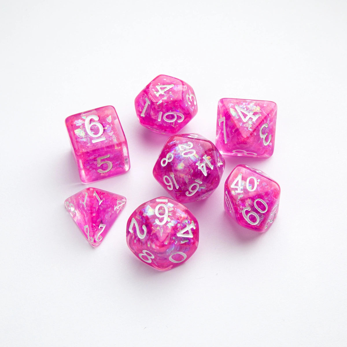 Candy-like Series -Rasberry- Set de 7 Dés JDR