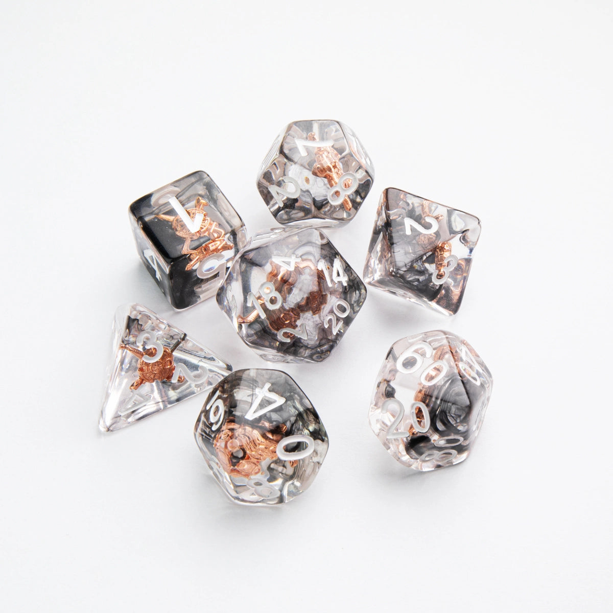 Embraced Series -Shield & Weapons-Set de 7 Dés JDR