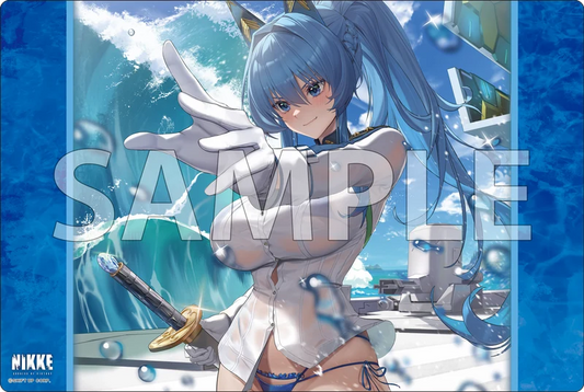 Bushiroad Rubber Mat Collection 507 - Tapis de jeu - NIKKE - Helm : Aquamarine