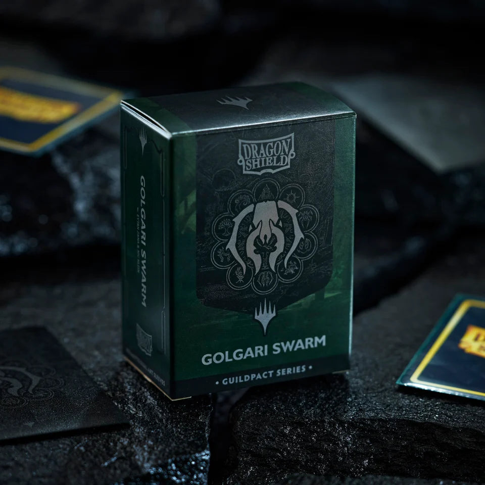 Dragon Shield - Guildpact Series - Golgari Swarm - 100 Matte Dual Art Sleeves Standard