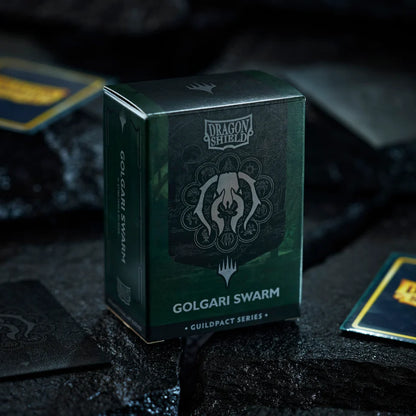 Dragon Shield - Guildpact Series - Golgari Swarm - 100 Matte Dual Art Sleeves Standard