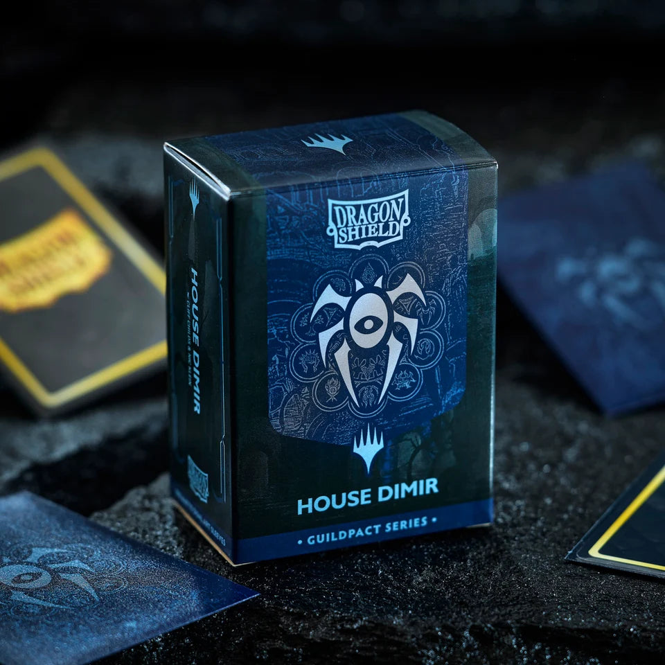 Dragon Shield - Guildpact Series - House Dimir - 100 Matte Dual Art Sleeves Standard
