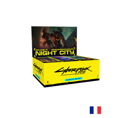Boîte de 24 Boosters Welcome To Night City - Cyberpunk TCG FR (Précommande sortie le 30.10.26)