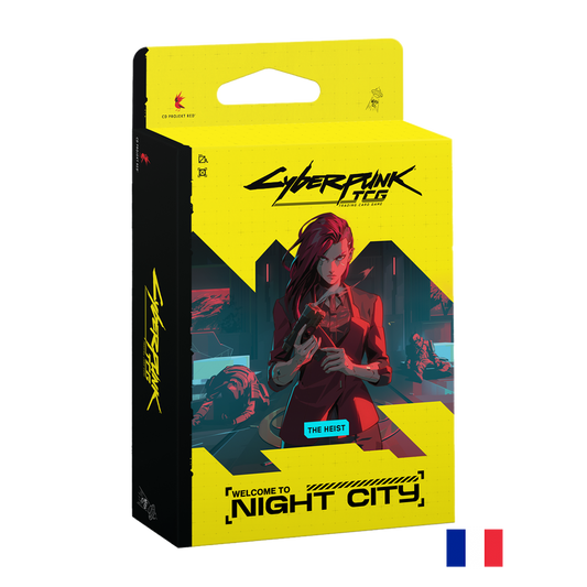 Starter Deck The Heist - Welcome To Night City - Cyberpunk TCG FR (Précommande sortie le 30.10.26)