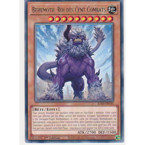 JUSH  Béhémoth, Roi des Cent Combats