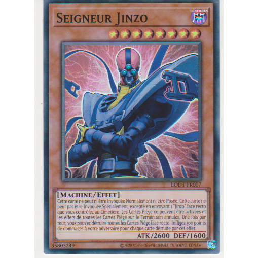 LODT Seigneur Jinzo (V.2 - Super Rare)