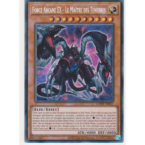 LODT Force Arcane EX - Le Maître des Ténèbres (V.2 - Secret Rare)