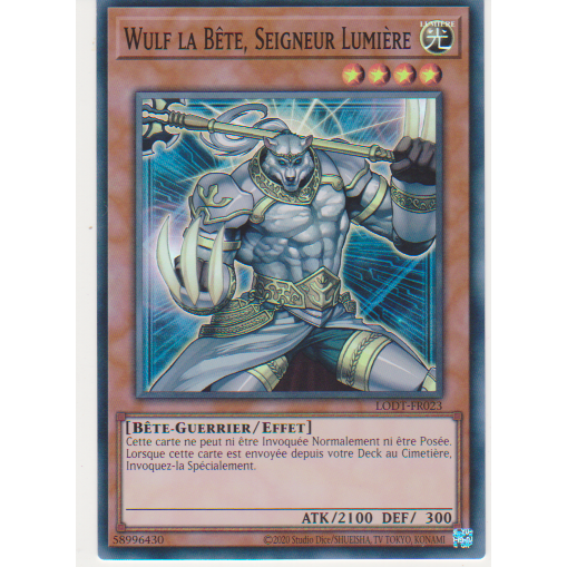 LODT Wulf la Bête, Seigneur Lumière (V.2 - Super Rare)