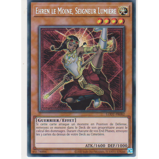 LODT Ehren le Moine, Seigneur Lumière (V.2 - Secret Rare)