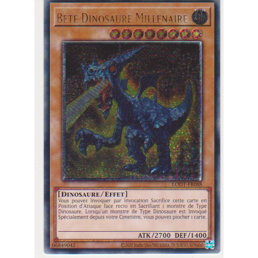 LODT Bête Dinosaure Millénaire (V.4 - Ultimate Rare)