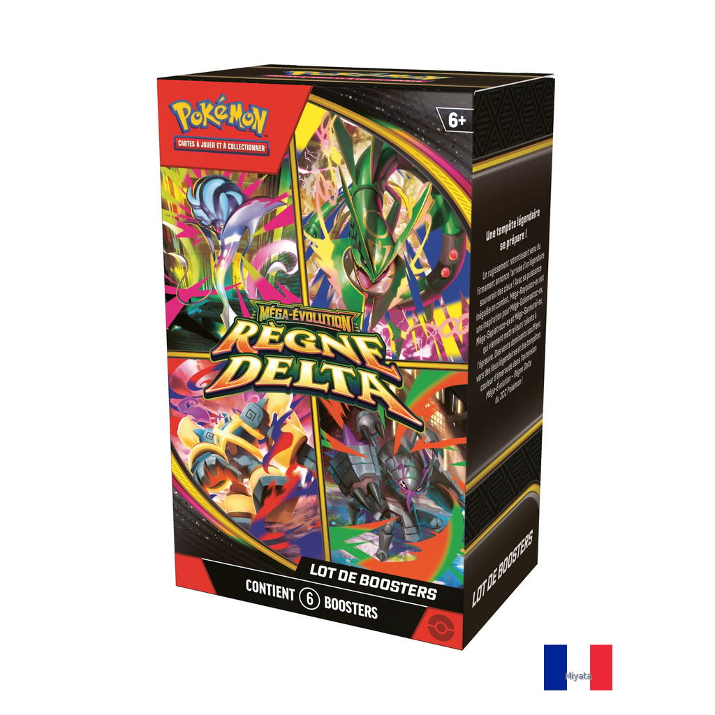 Bundle de 6 boosters Pokémon Règne Delta ME06 français