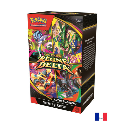 Bundle de 6 boosters Pokémon Règne Delta ME06 français