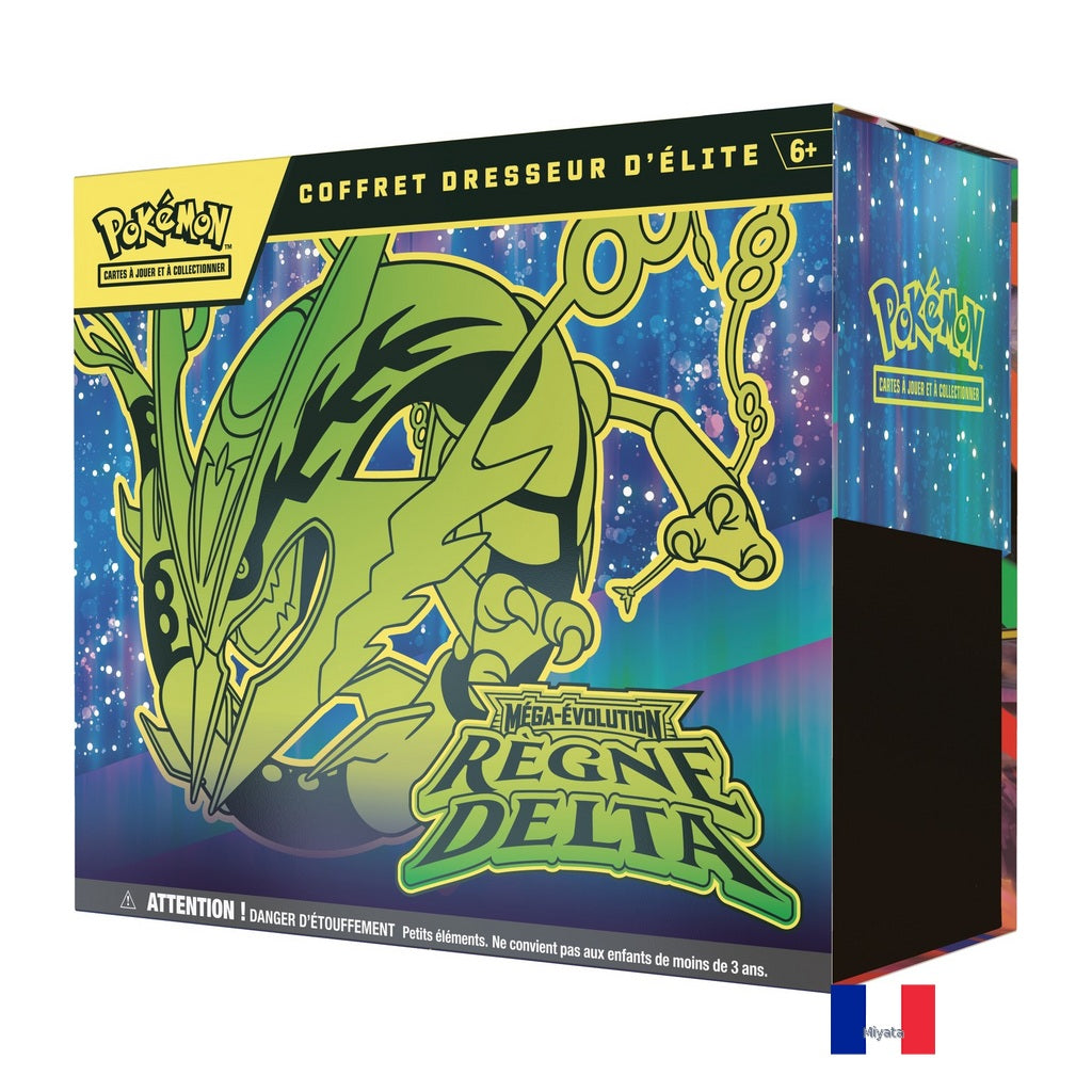 Coffret Dresseur d’Élite Méga-Rayquaza Pokémon Règne Delta ME06 français