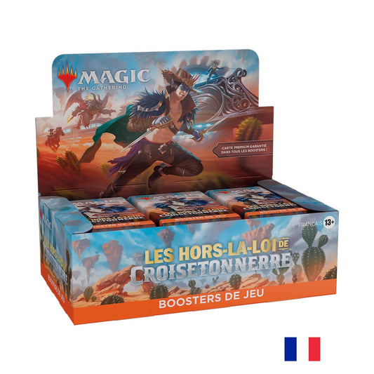 Boite de 36 Boosters de jeu Les Hors-la-loi de Croisetonnerre