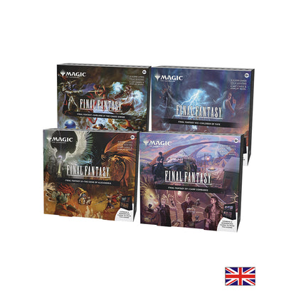 Lot des 4 Coffrets Scéniques Final Fantasy - Magic: The Gathering (Anglais) (Précommande sortie le 05.12.25)