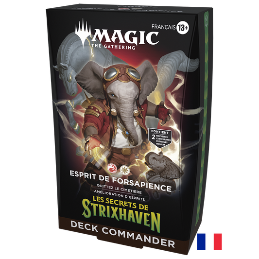 Deck Commander - Esprit de Forsapience - Les Secrets de Strixhaven - Magic: The Gathering (Précommande sortie le 17.04.26)