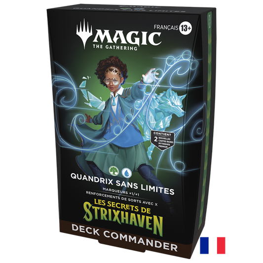 Deck Commander - Quandrix sans limites - Les Secrets de Strixhaven - Magic: The Gathering (Précommande sortie le 17.04.26)
