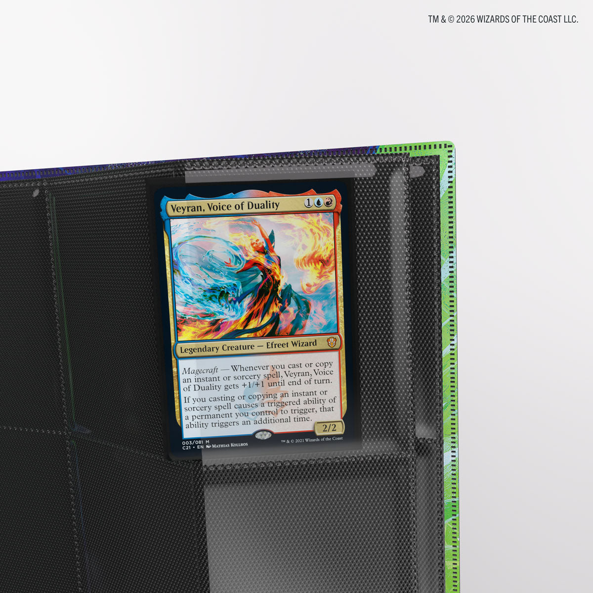 GG: MTG SOS Cards Album 18-Pocket - Quandrix