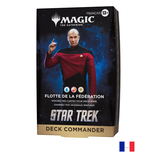 Deck Commander - Flotte de la Fédération - Star Trek - Magic: The Gathering - Français — 1 deck individuel — drapeau français