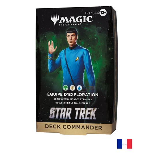 Deck Commander - Équipe d’exploration - Star Trek - Magic: The Gathering - Français — 1 deck individuel — drapeau français