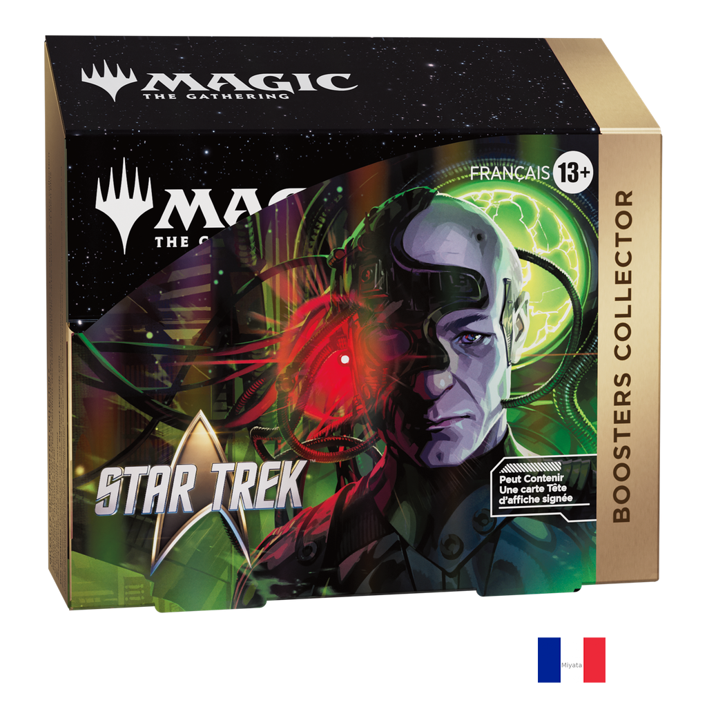 Boîte de 12 Boosters Collector - Star Trek - Magic: The Gathering - Français — 1 display scellé de 12 boosters Collector — drapeau français