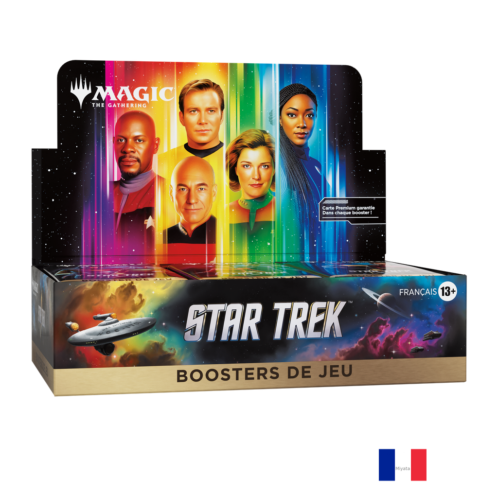 Boîte de 30 Boosters de Jeu - Star Trek - Magic: The Gathering - Français — 1 display scellé de 30 boosters — drapeau français