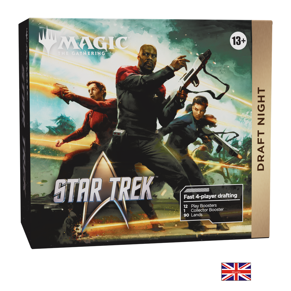 Draft Night - Star Trek - Magic: The Gathering - Anglais — 1 coffret Draft Night pour 4 joueurs — drapeau anglais