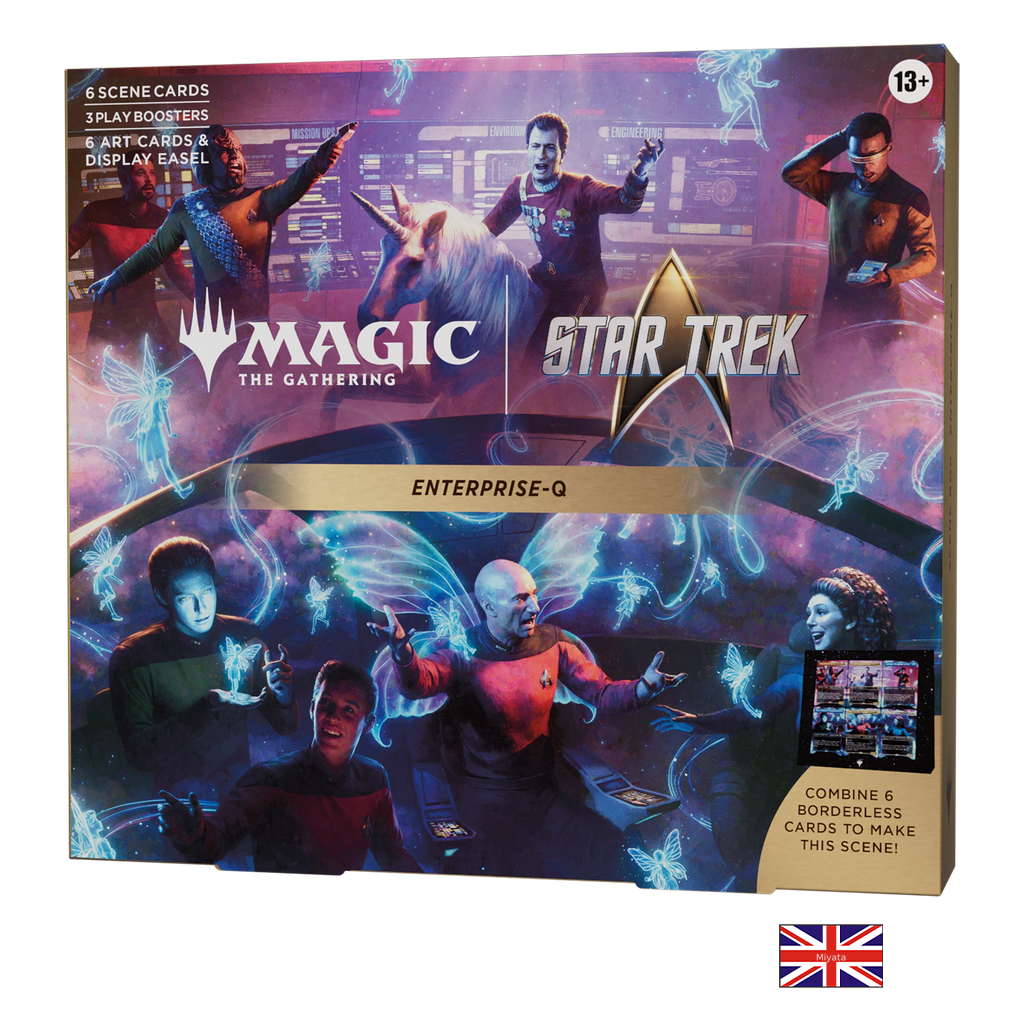 Boîte scénique — Scene Box - Enterprise-Q - Star Trek - Magic: The Gathering - Anglais — 1 coffret individuel — drapeau anglais