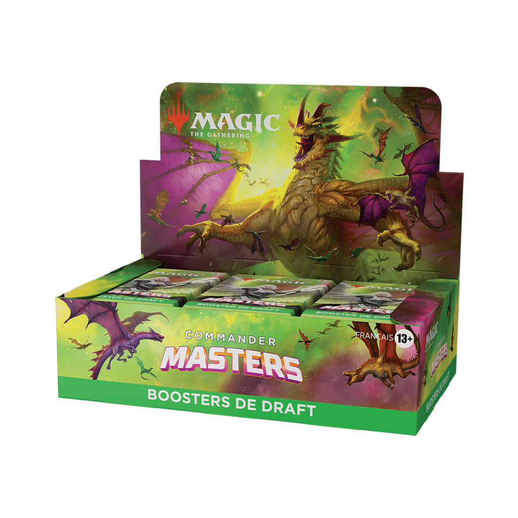 Boite de 24 boosters de Draft Commander Masters