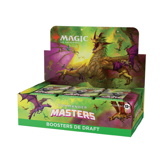 Boite de 24 boosters de Draft Commander Masters