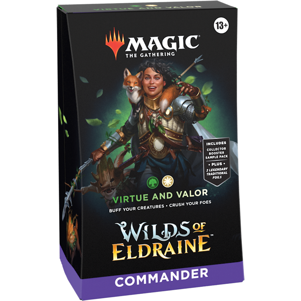 Deck Commander Virtue and Valor - Les Friches d'Eldraine (Anglais)