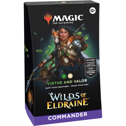 Deck Commander Virtue and Valor - Les Friches d'Eldraine (Anglais)