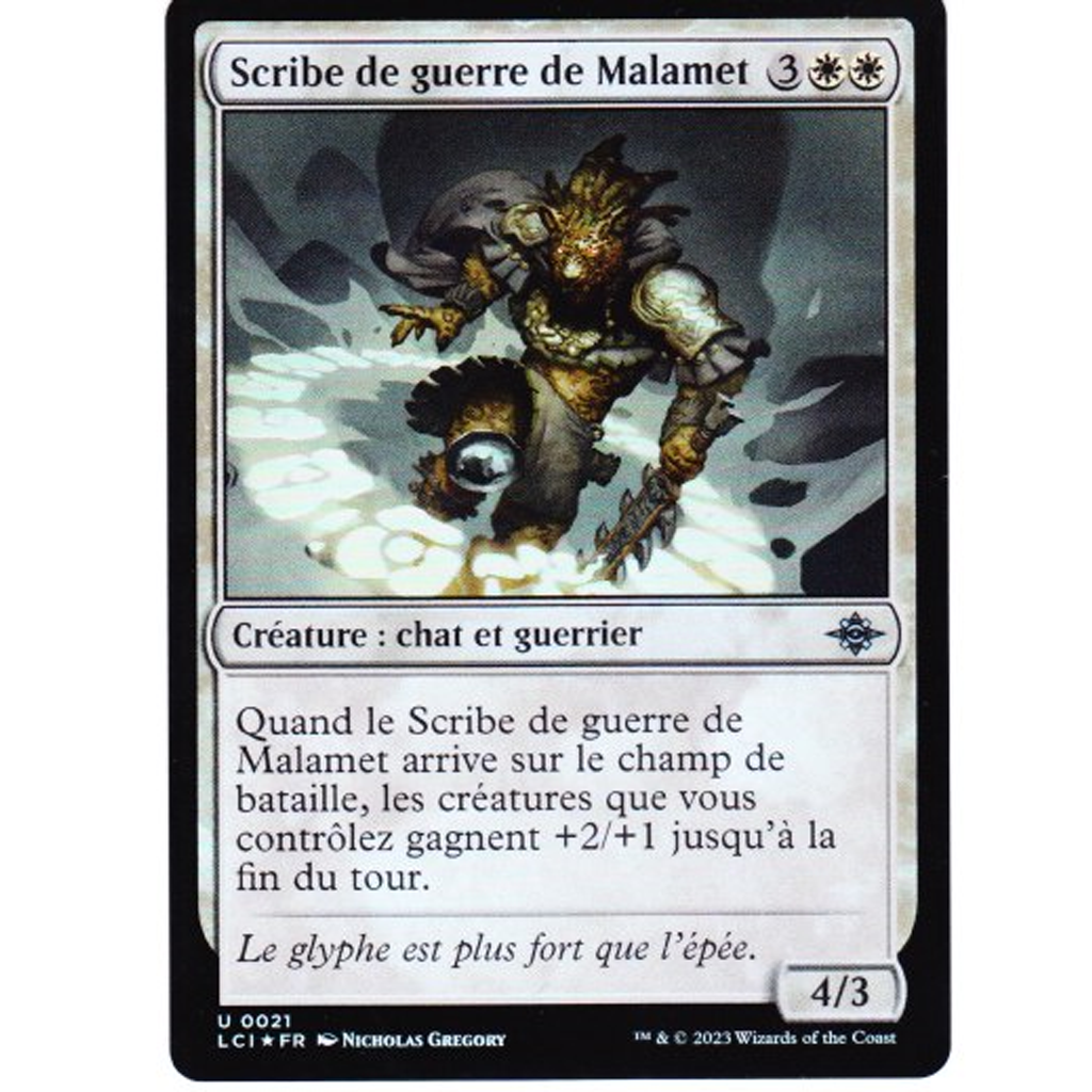 LCI Scribe de guerre de Malamet *FOIL*