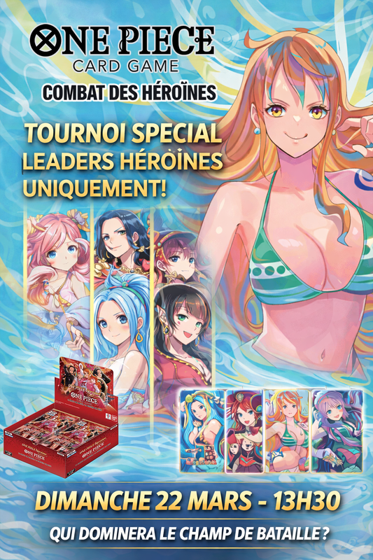 One Piece Card Game - Tournoi Win a Box Saison EB-03 Heroines Edition - 22 Mars 13h30