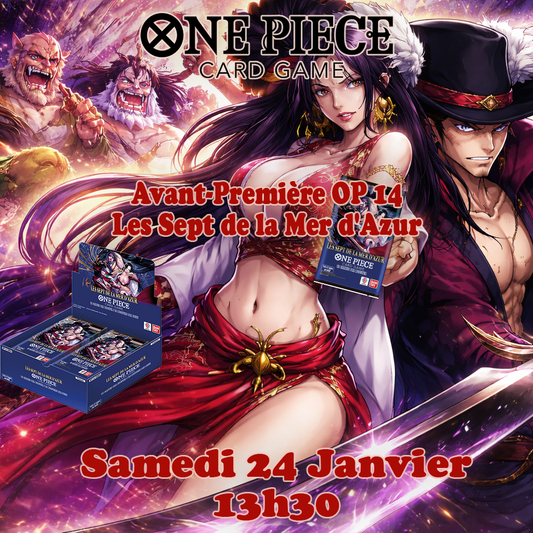 One Piece Card Game - Avant-Première OP14 Les Sept de la Mer d'Azur - 24 Janvier 13h30
