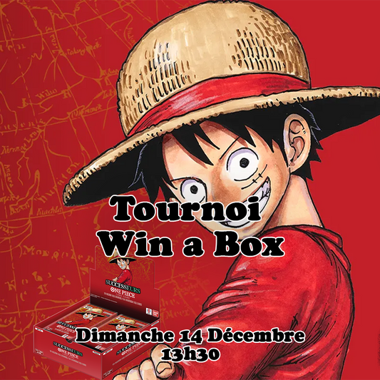 One Piece Card Game - Tournoi Win a Box Saison OP13 Successeurs - 14 Décembre 13h30