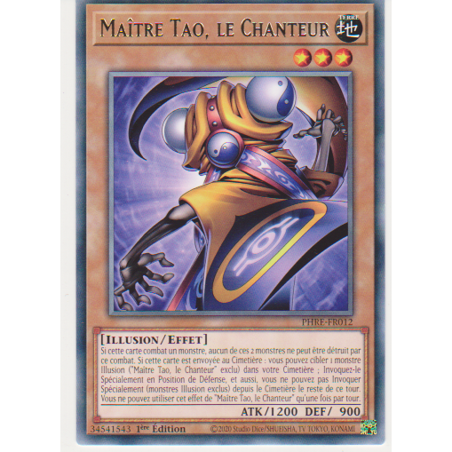 PHRE  Maître Tao, le Chanteur