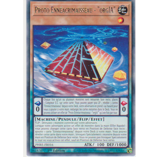 PHRE  Proto Ennéacrimaisseau - "orgIA" (V.1 - Rare)